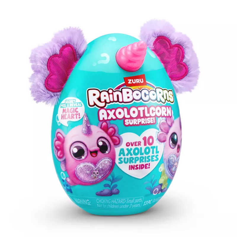 Rainbocorns Axolotlcorn Surprise, Loom, 3 a, Mitmevärviline