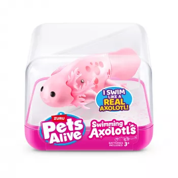 Pehme mänguasi Zuru Pets Alive Swimming Axolotls, kaisukassist mänguasja suurus, mudel 9556UQ1