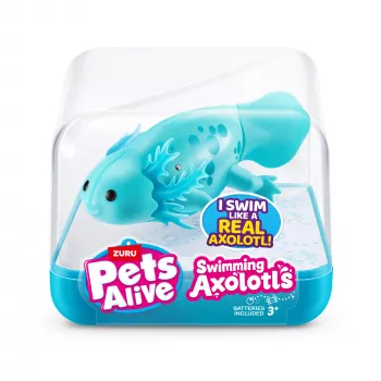 Pehme mänguasi Zuru Pets Alive Swimming Axolotls, kaisukassist mänguasja suurus, mudel 9556UQ1