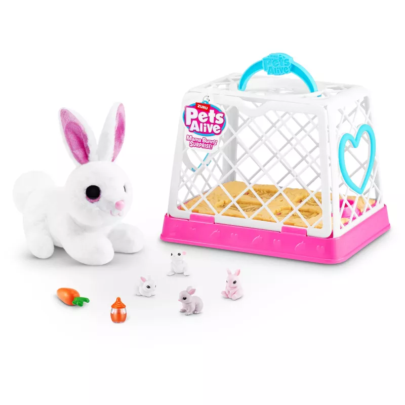 Pehme mänguasi Zuru Mama Bunny & Baby Surprise, interaktiivne pehmepaar, sortiment