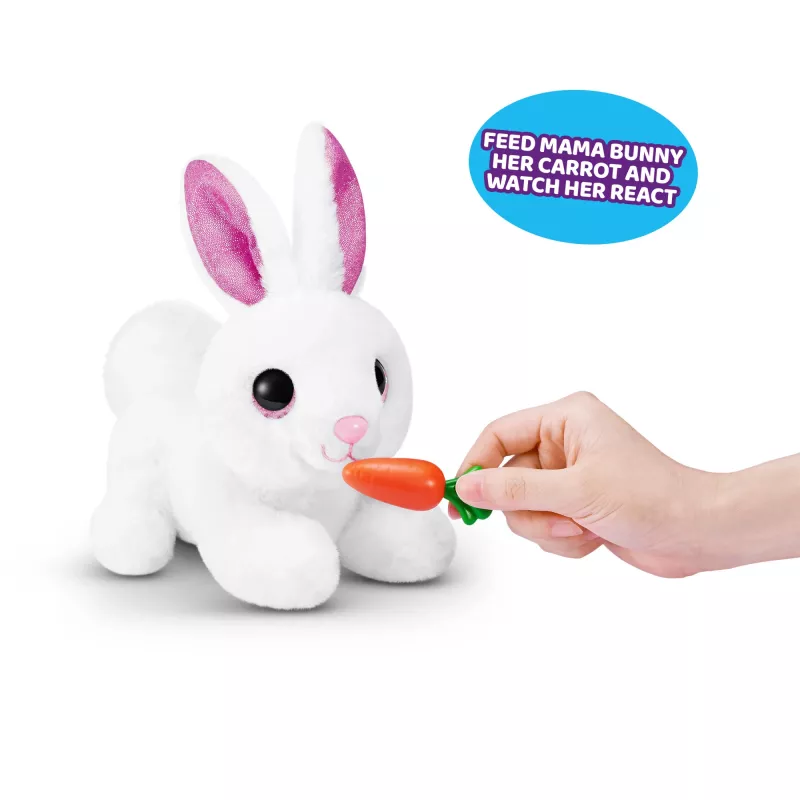 Pehme mänguasi Zuru Mama Bunny & Baby Surprise, interaktiivne pehmepaar, sortiment