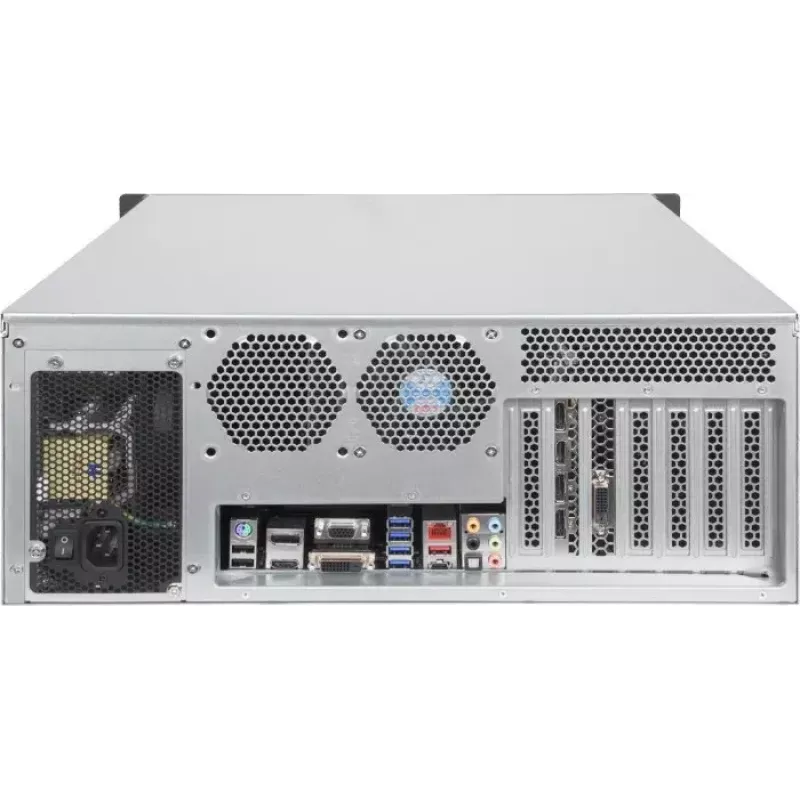 Rack-korpus SILVERSTONE SST-RM41-H08 8 pesaga 1U serverikorpus — kompaktne rack-kinnitusega korpus