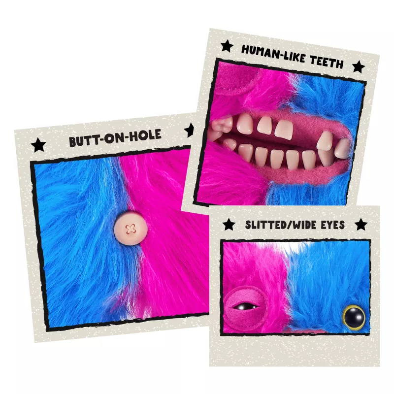 Pehme mänguasi Zuru Fuggler Misfit Monsters 9 tolli — sortimendis pehme figuur, üksikese