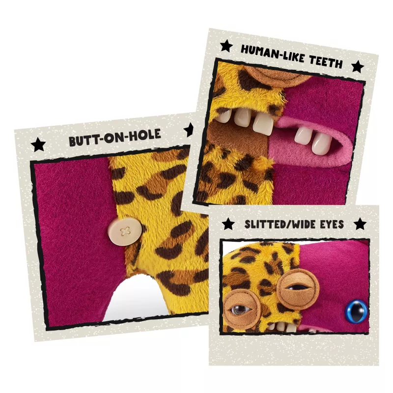Pehme mänguasi Zuru Fuggler Misfit Monsters 9 tolli — sortimendis pehme figuur, üksikese