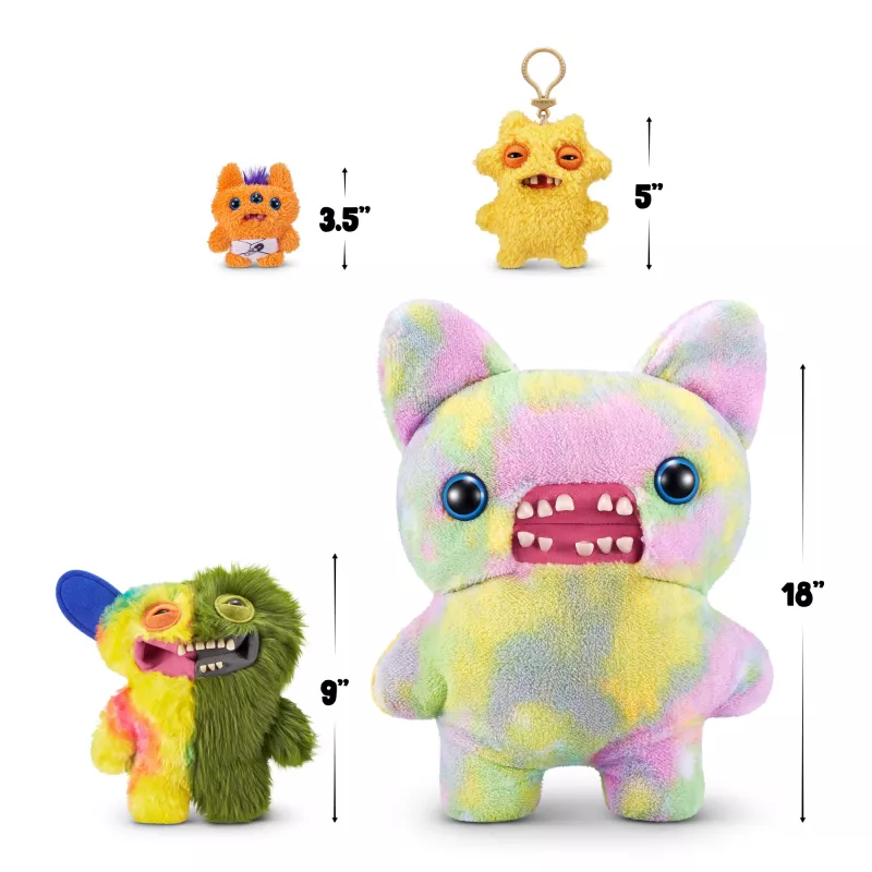 Pehme mänguasi Zuru Fuggler Misfit Monsters 9 tolli — sortimendis pehme figuur, üksikese
