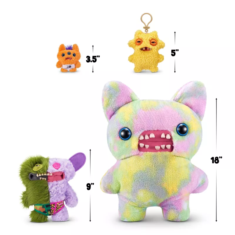 Pehme mänguasi Zuru Fuggler Misfit Monsters 9 tolli — sortimendis pehme figuur, üksikese