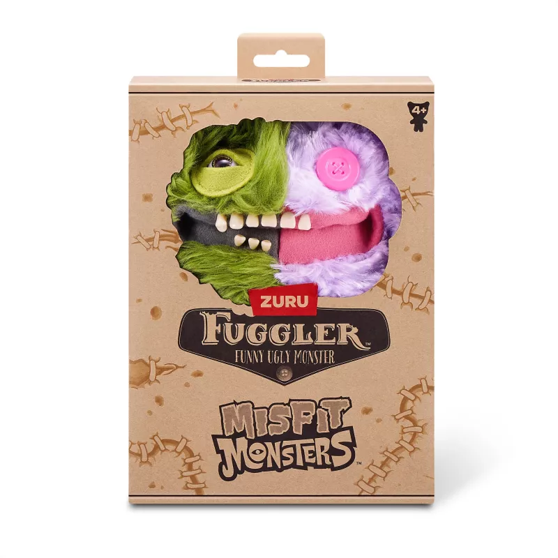 Pehme mänguasi Zuru Fuggler Misfit Monsters 9 tolli — sortimendis pehme figuur, üksikese