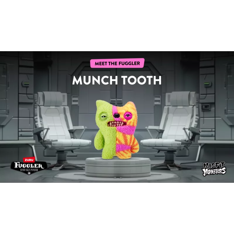 Pehme mänguasi Zuru Fuggler Misfit Monsters 9 tolli — sortimendis pehme figuur, üksikese