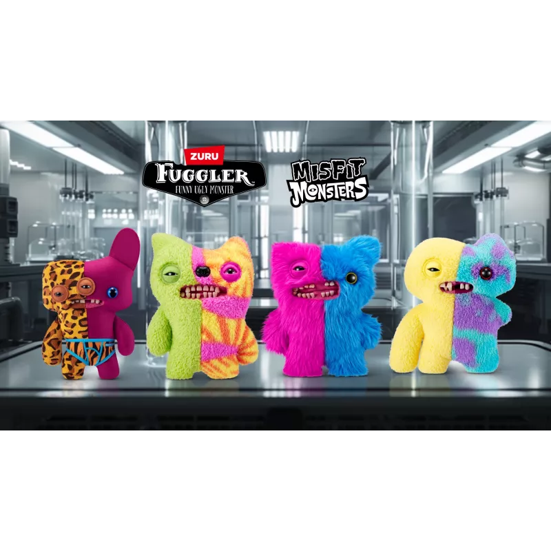 Pehme mänguasi Zuru Fuggler Misfit Monsters 9 tolli — sortimendis pehme figuur, üksikese