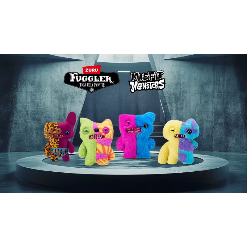 Pehme mänguasi Zuru Fuggler Misfit Monsters 9 tolli — sortimendis pehme figuur, üksikese