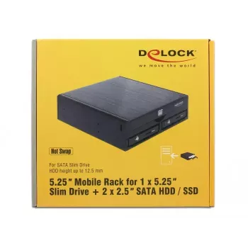 ODD korpus DeLOCK 47230 13,3 cm (5,25 tolli)
