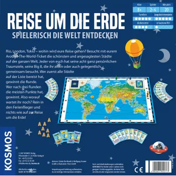 Kosmos Reise um die Erde Spielerisch die Welt entdecken Lauamäng Reisimine/Seiklus