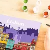 Puzzle komplekt Ravensburger CreArt Colorful Lisbon — maalimispusle, mudel 25522