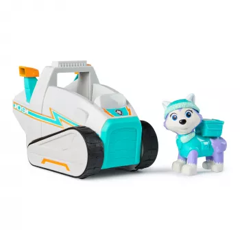 Sõiduk Spinmaster PAW Patrol Everesti lumelükkur — plastikust, alates 3. eluaastast, türkiis/valge