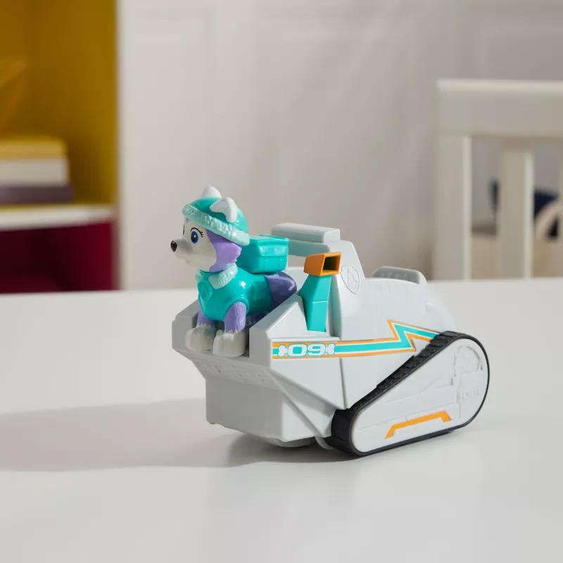 Sõiduk Spinmaster PAW Patrol Everesti lumelükkur — plastikust, alates 3. eluaastast, türkiis/valge