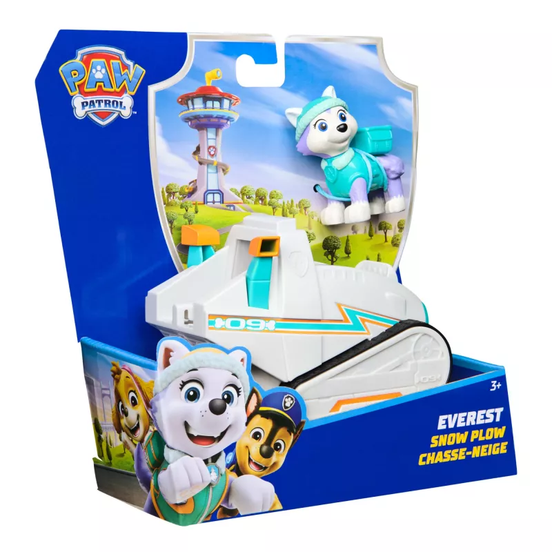 Sõiduk Spinmaster PAW Patrol Everesti lumelükkur — plastikust, alates 3. eluaastast, türkiis/valge