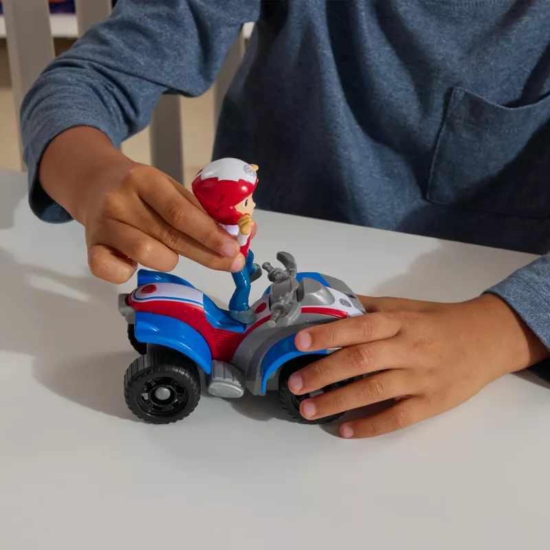 PAW Patrol, Ryderi ATV-mänguauto koos kogumisfiguuriga, jätkusuutlikult kavandatud laste mänguasjad poistele ja tüdrukutele alates 3. eluaastast