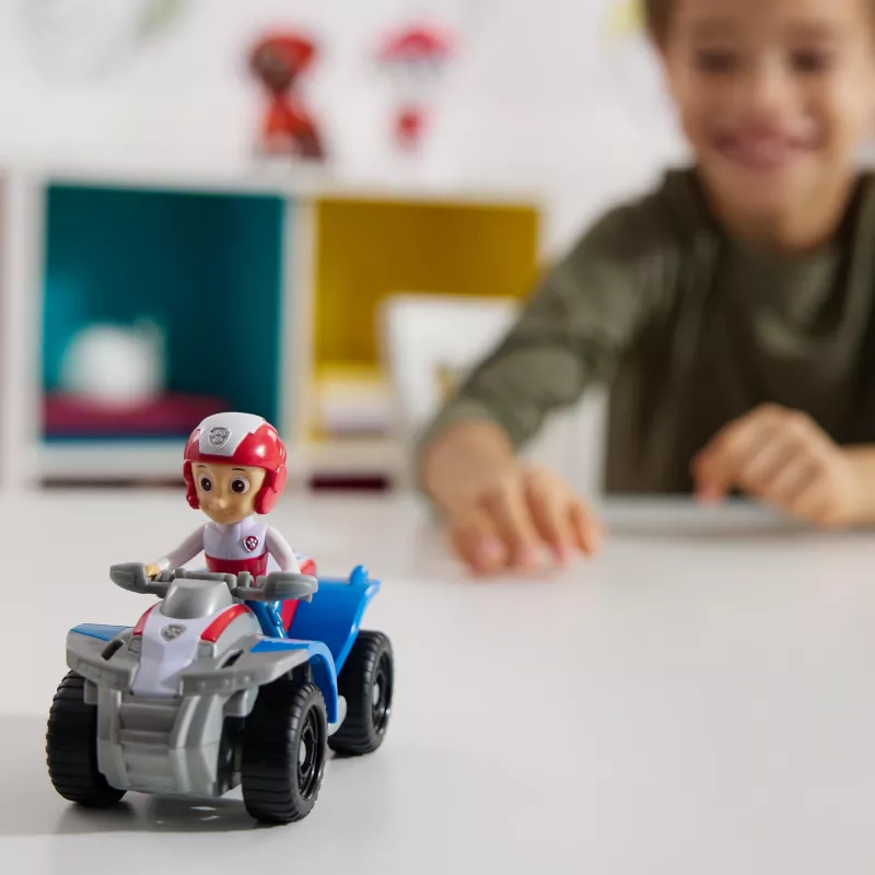 PAW Patrol, Ryderi ATV-mänguauto koos kogumisfiguuriga, jätkusuutlikult kavandatud laste mänguasjad poistele ja tüdrukutele alates 3. eluaastast