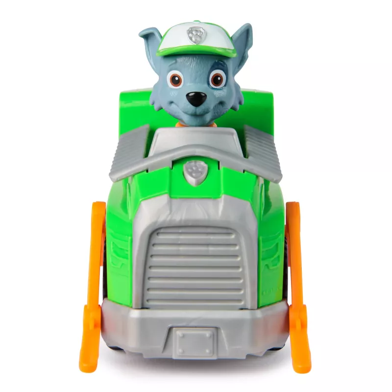 PAW Patrol, Rocky taaskasutusauto, mänguauto koos kogutava action-figuuriga, säästlikult toodetud laste mänguasjad poistele ja tüdrukutele alates 3. eluaastast