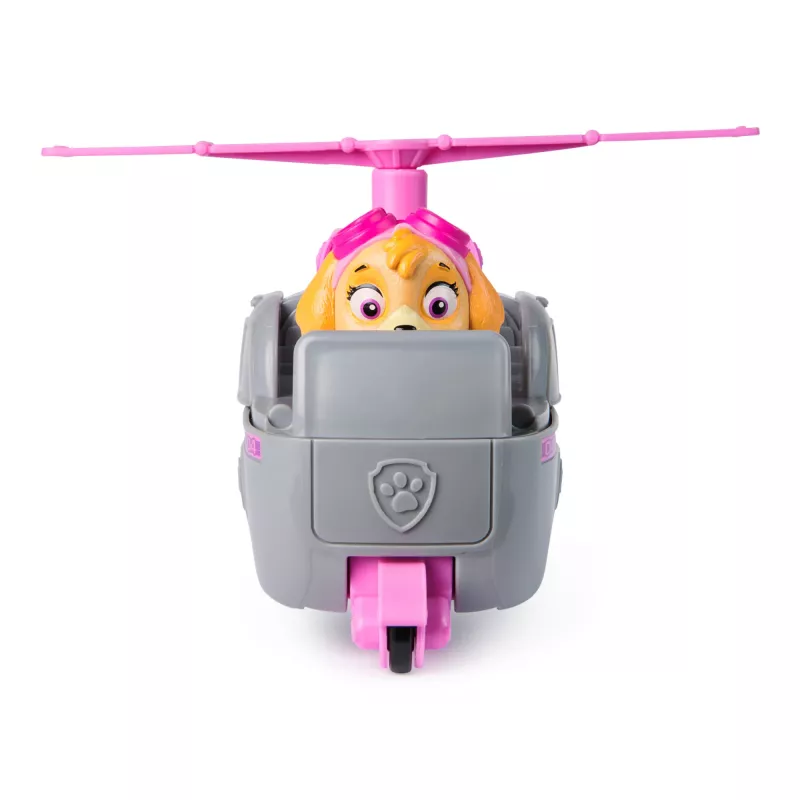 PAW Patrol, Skye kopter, mänguauto koos kogutava figuuriga, jätkusuutlikult disainitud laste mänguasi poistele ja tüdrukutele vanuses 3+