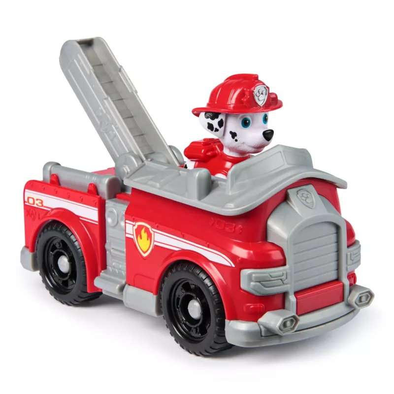 PAW Patrol, Marshalli tuletõrjeauto, mänguauto kogutava action-figuuriga, jätkusuutlikult toodetud mänguasjad poistele ja tüdrukutele alates 3. eluaastast