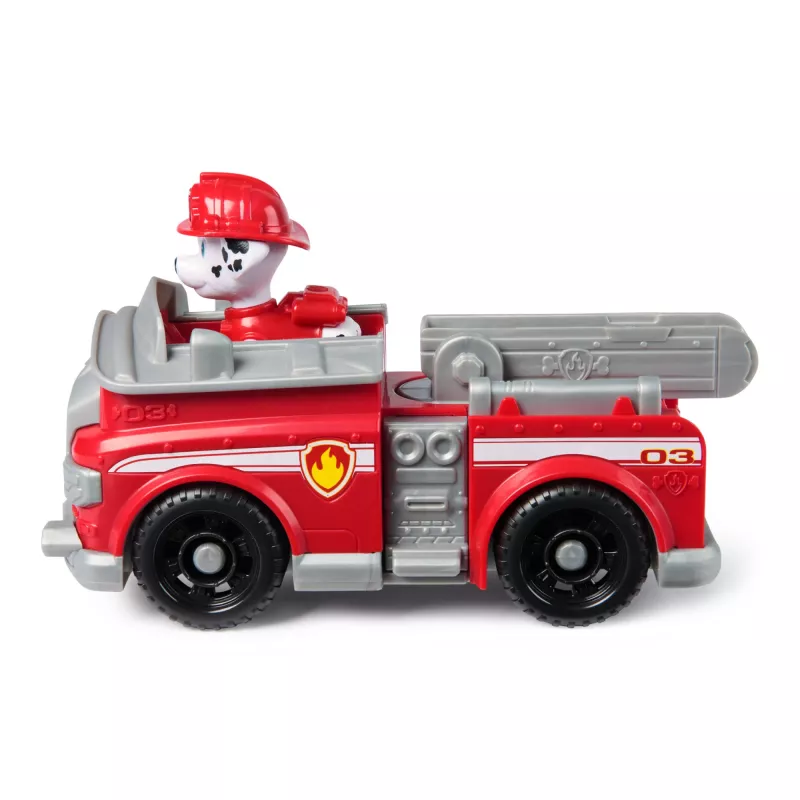 PAW Patrol, Marshalli tuletõrjeauto, mänguauto kogutava action-figuuriga, jätkusuutlikult toodetud mänguasjad poistele ja tüdrukutele alates 3. eluaastast