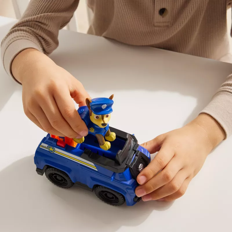 PAW Patrol, Chase’i patrullauto, mänguauto kogumisfiguuriga, keskkonnateadlikud laste mänguasjad poistele ja tüdrukutele alates 3. eluaastast