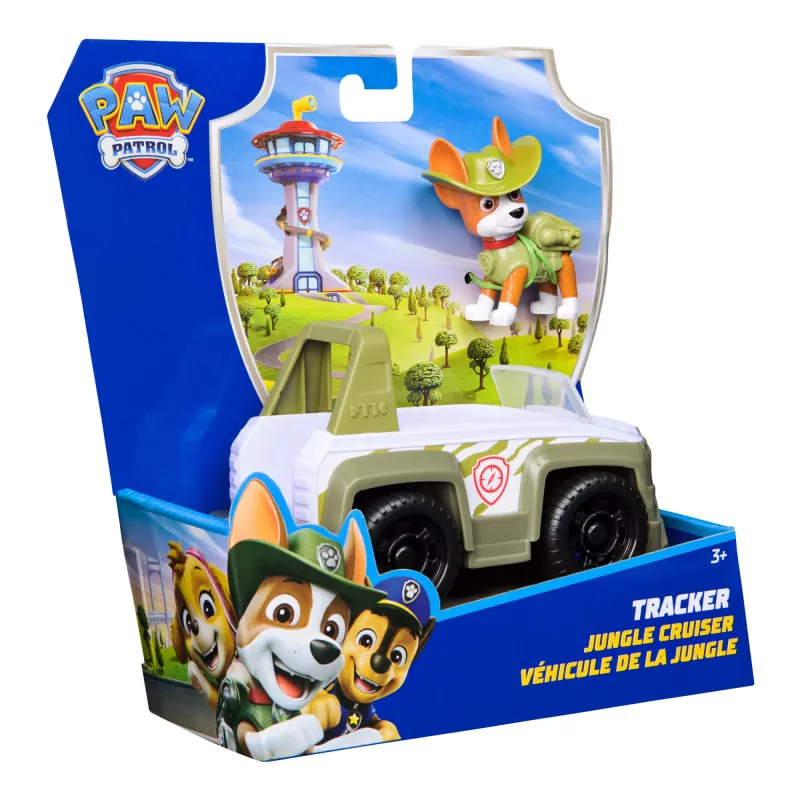 Vehicle PAW Patrol Tracker’s Jungle Rescue Vehicle Roheline Plastik