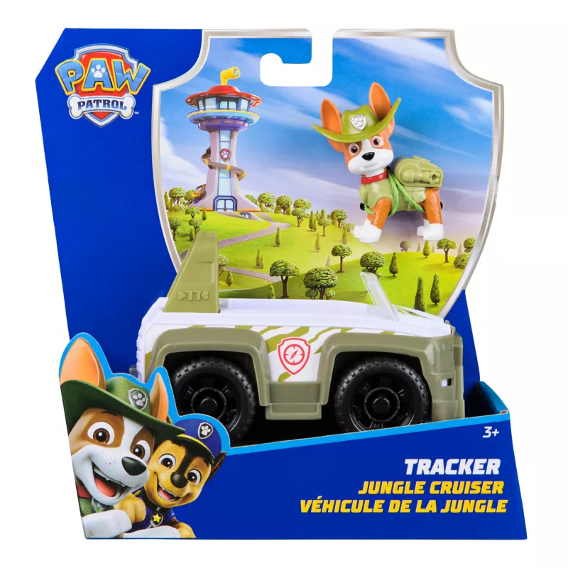 Vehicle PAW Patrol Tracker’s Jungle Rescue Vehicle Roheline Plastik