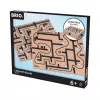Puidust labürindi lauamäng Ravensburger BRIO Labyrinth Boards, must, 273×228×9 mm, vanusele 6+