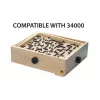 Puidust labürindi lauamäng Ravensburger BRIO Labyrinth Boards, must, 273×228×9 mm, vanusele 6+