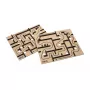 Puidust labürindi lauamäng Ravensburger BRIO Labyrinth Boards, must, 273×228×9 mm, vanusele 6+
