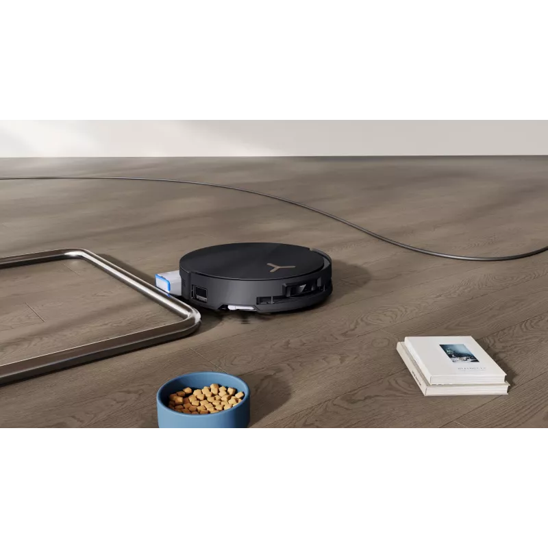 Robot-tolmuimeja Ecovacs Deebot X8 Pro Omni, must, tolmukott 0,22 l, tööaeg 145 min, liitiumioonaku 6400 mAh