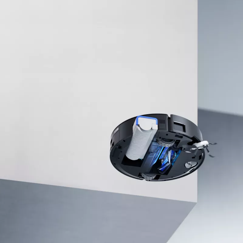 Robot-tolmuimeja Ecovacs Deebot X8 Pro Omni, must, tolmukott 0,22 l, tööaeg 145 min, liitiumioonaku 6400 mAh