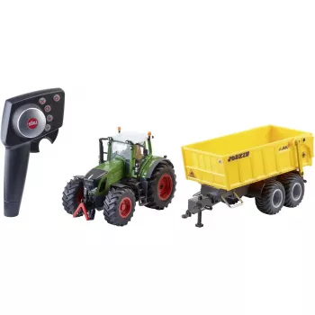 Mängutraktor Siku Fendt 939 koos Joskini haagisega, valatud metallist, mõõtkavas 1:32