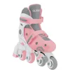 Laste õppimisuisud GLOBBER 2 in 1 suurus 30–33 roosa – reguleeritav algajate inline/quad komplekt