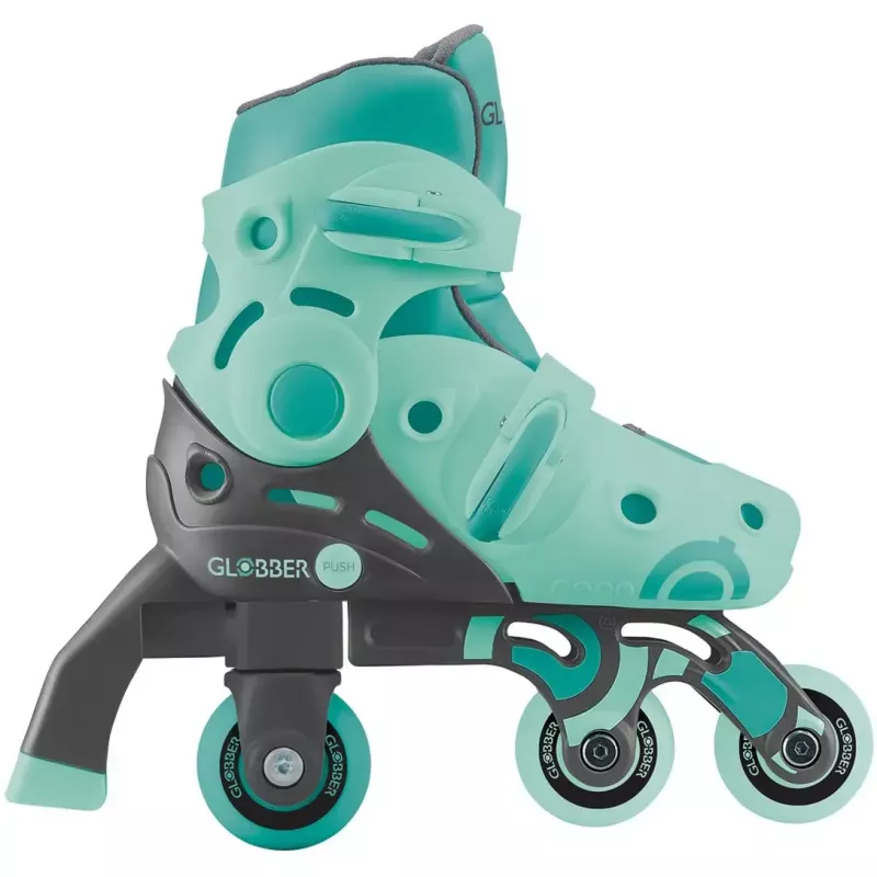 Uisud GLOBBER Learning Skates 2 in 1 suurus 26–29 mint — reguleeritavad laste õppeuisud