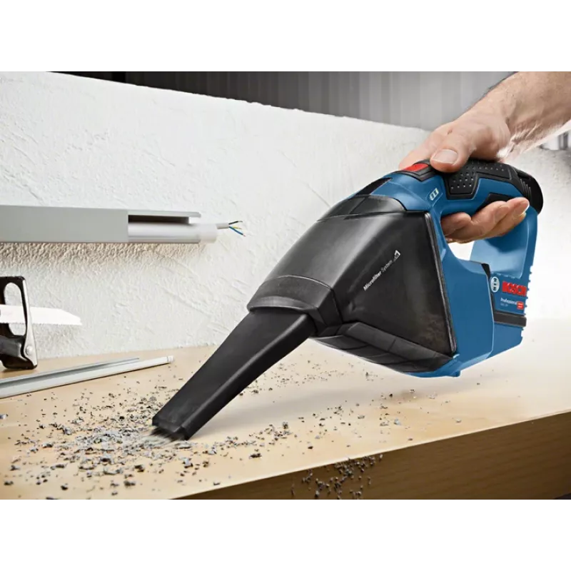 Bosch GAS 12V käeshoitav tolmuimeja Must, Sinine Kotita