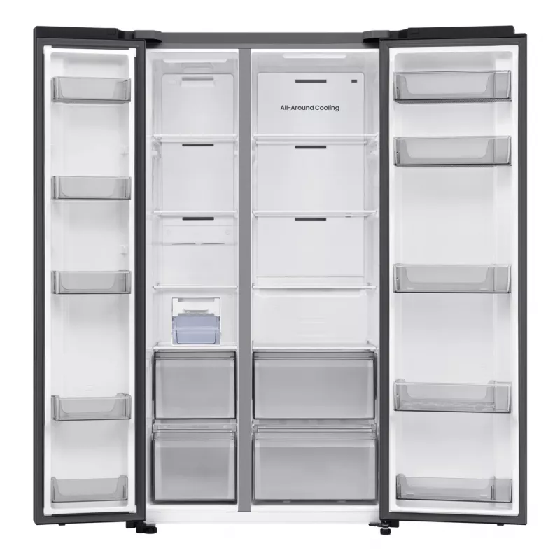 Samsung Series 6 RS70F65QEF külg-külje vastu külmik Vabaltseisev 659 L Must