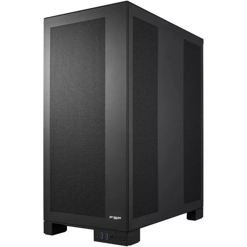 Suure torniga arvutikorpus Fortron FSP U500-B mustana