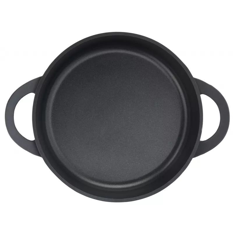 Praepann Tefal Trattoria E2187274 ümmargune must alumiinium 28 cm