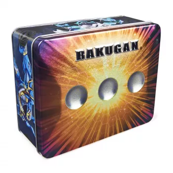 Bakugan Baku-Tin, Sectanoid, Premium Collector’s Storage Tin with Mystery , Trading Cards, Kids Toys for Boys Aged 6 and up