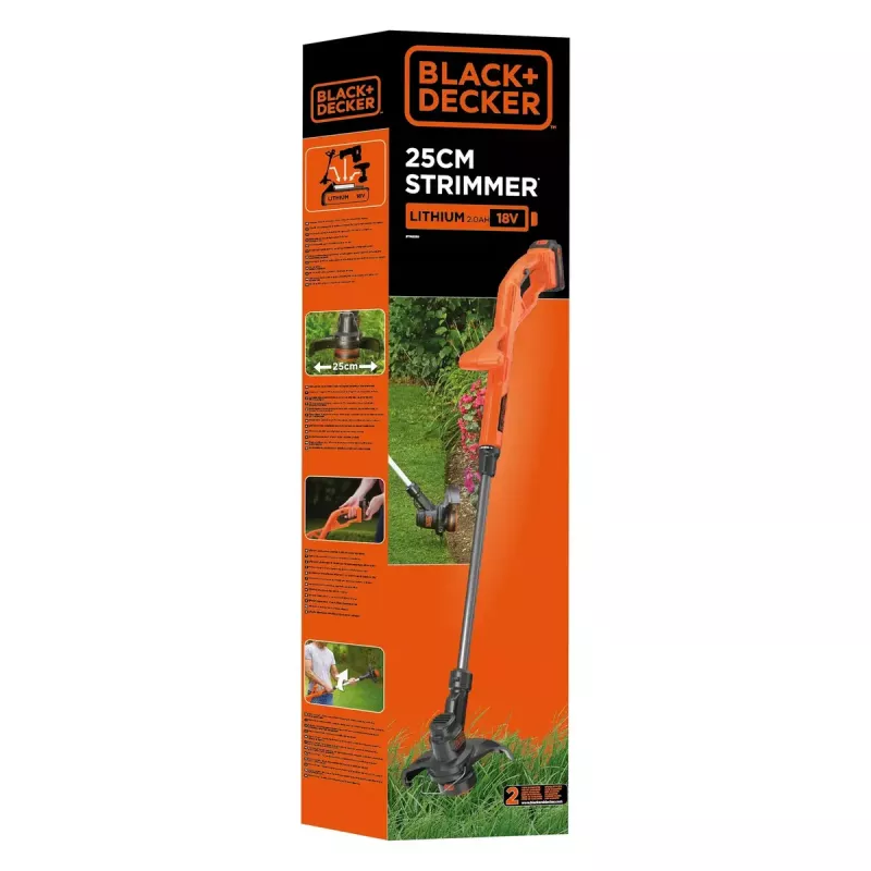 String trimmer Black & Decker ST182320-QW 18V liitiumioonakuga 1,6 mm