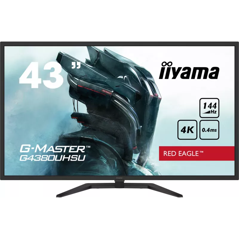 iiyama G-MASTER G4380UHSU-B1 arvutimonitor 108 cm (42,5 tolli) 3840 x 2160 pikslit 4K Ultra HD LED must