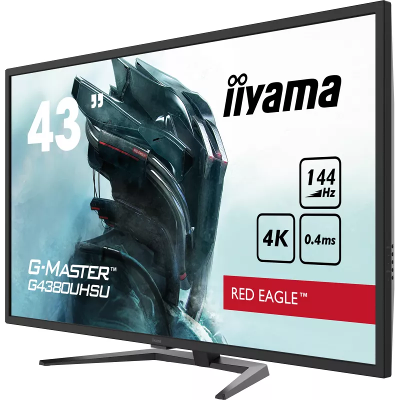 iiyama G-MASTER G4380UHSU-B1 arvutimonitor 108 cm (42,5 tolli) 3840 x 2160 pikslit 4K Ultra HD LED must
