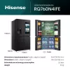 Hisense ristkülmik RQ760N4IFE – seisev mitme uksega, 577 L kogumaht, must
