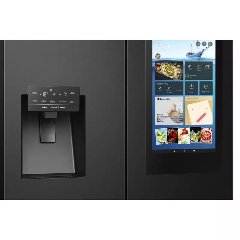 Hisense ristkülmik RQ760N4IFE – seisev mitme uksega, 577 L kogumaht, must