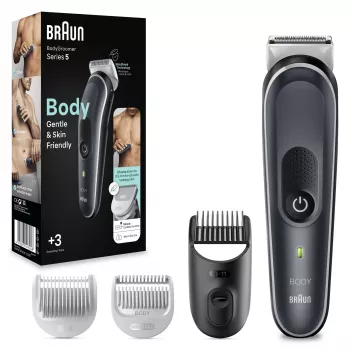 Braun BodyGroomer kehahooldaja 5 BG5340, SkinShield tehnoloogia ja 2 kinnitusega
