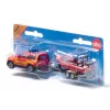Siku Land Rover Defender koos paadiga maasturimudel, kokkupandud