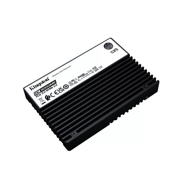 Kingston Technology 15.36TB DC3000ME U.2 PCIe 5.0 NVMe TCG Opal ettevõtte SSD